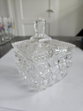 Glazen schaaltje / suikerpot