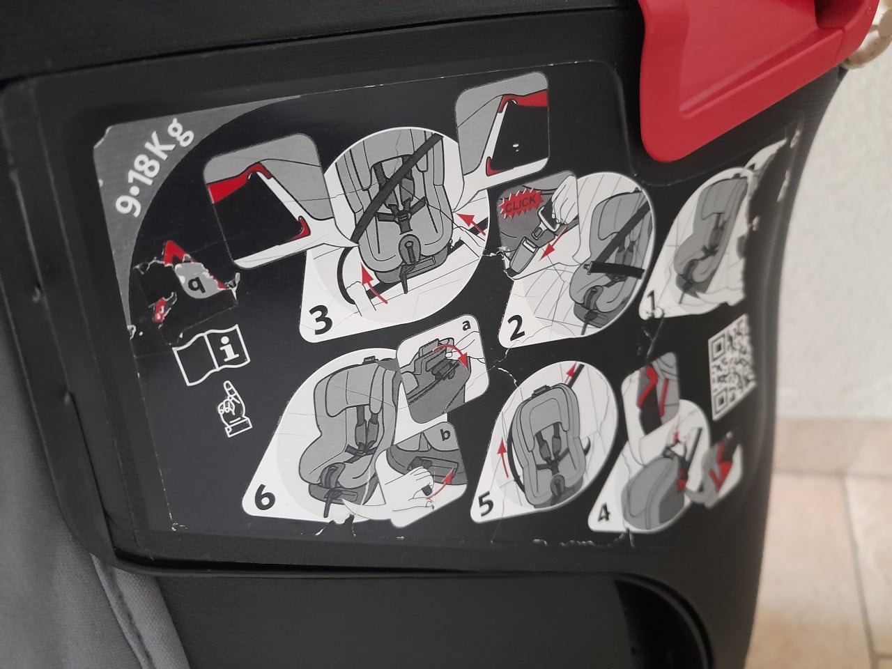 Chicco autostoel 9 / 18 kg (in goede schone staat)