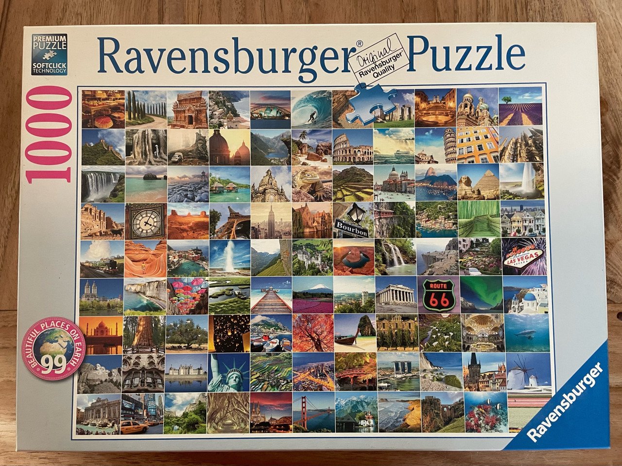 Puzzels 1000 stukjes. in 1 koop.