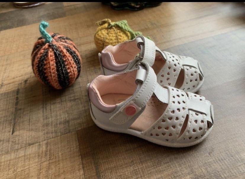 Leren witte schoentjes mt 21