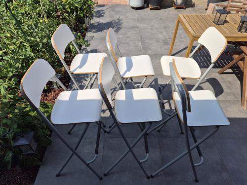 6 barkrukken te koop