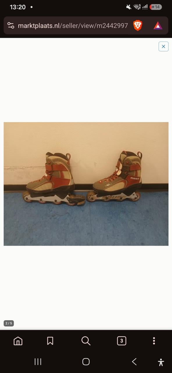 Bauer Inline Skates maat 42,5