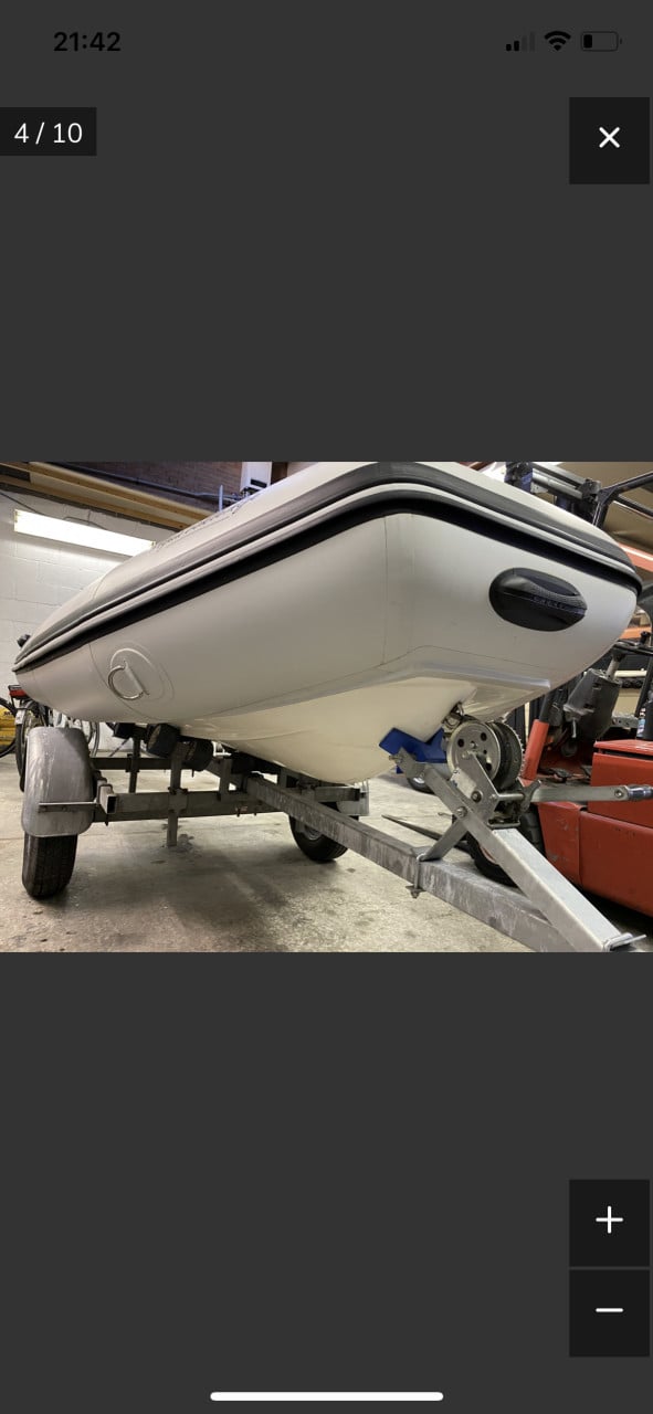 Bootje op trailer