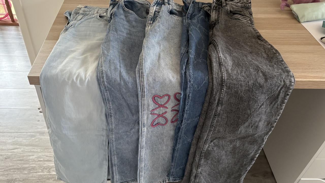 Meisjes jeans maat 158