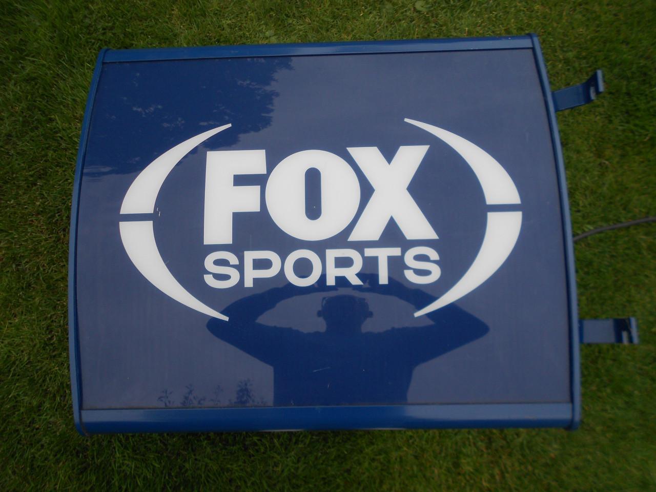 Lichtreclame lichtbak foxsports