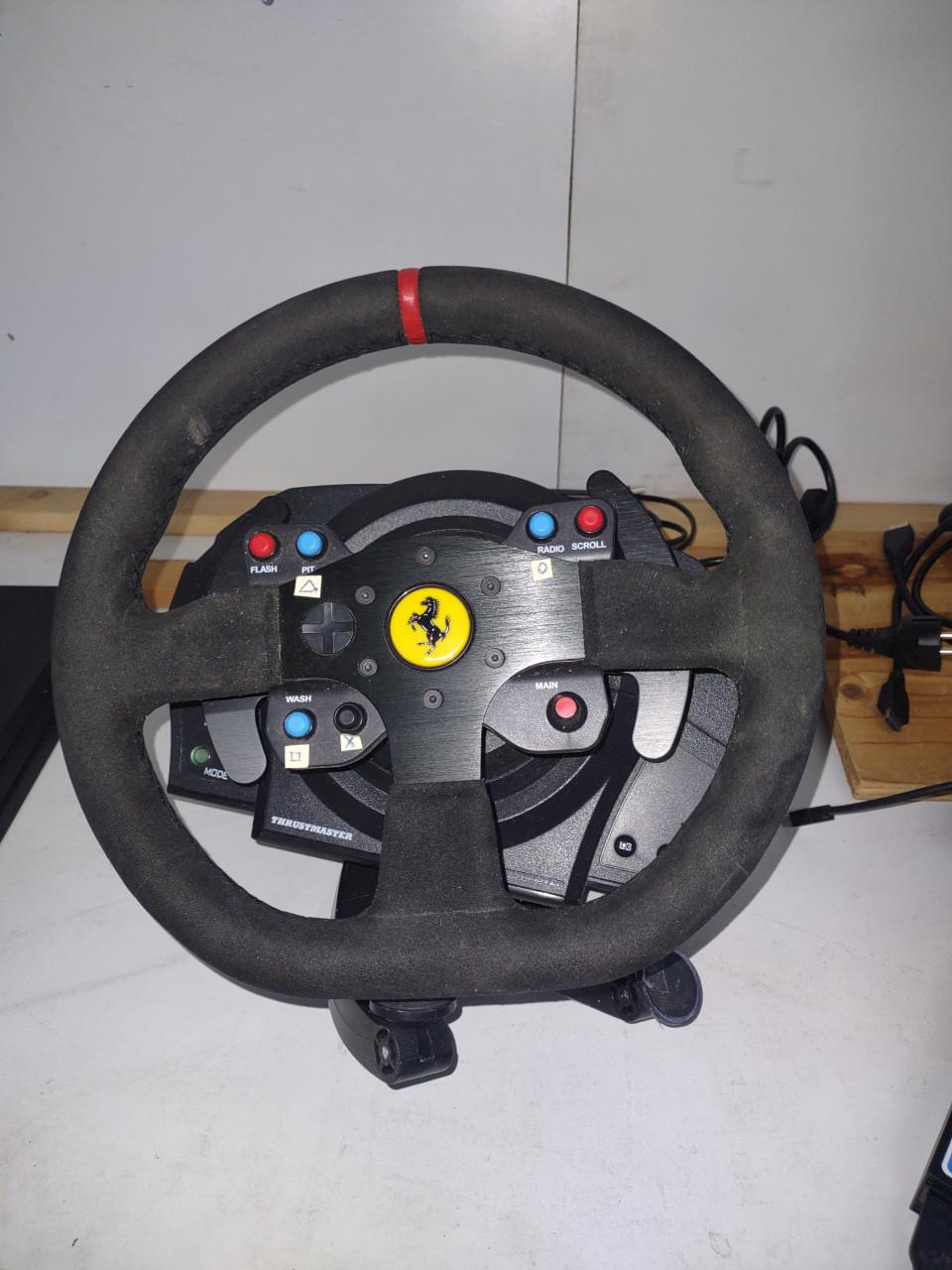 Playstation 4 pro, race stuur, pedalen, VR bril