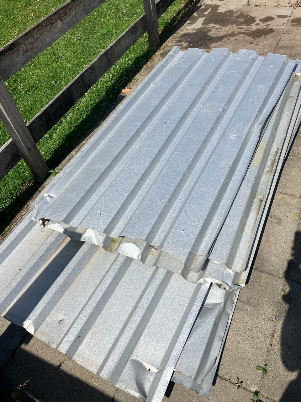 Metalen damwand platen