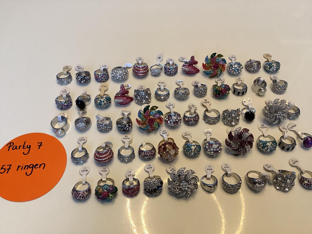 Partij mooie ringen. (Partij 7)