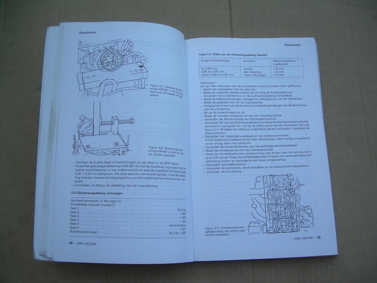 Vraagbaak Opel Vectra bwj. 1988 - 1991