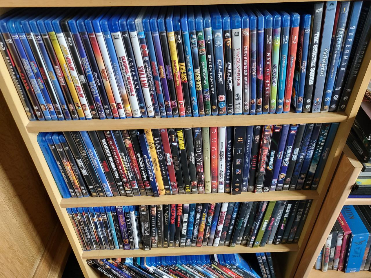 Blu ray en dvd
