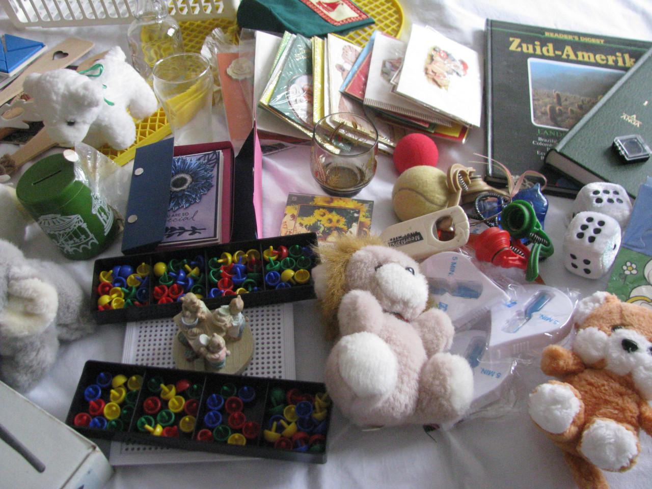 Doos voor de snuffelmarkt.
