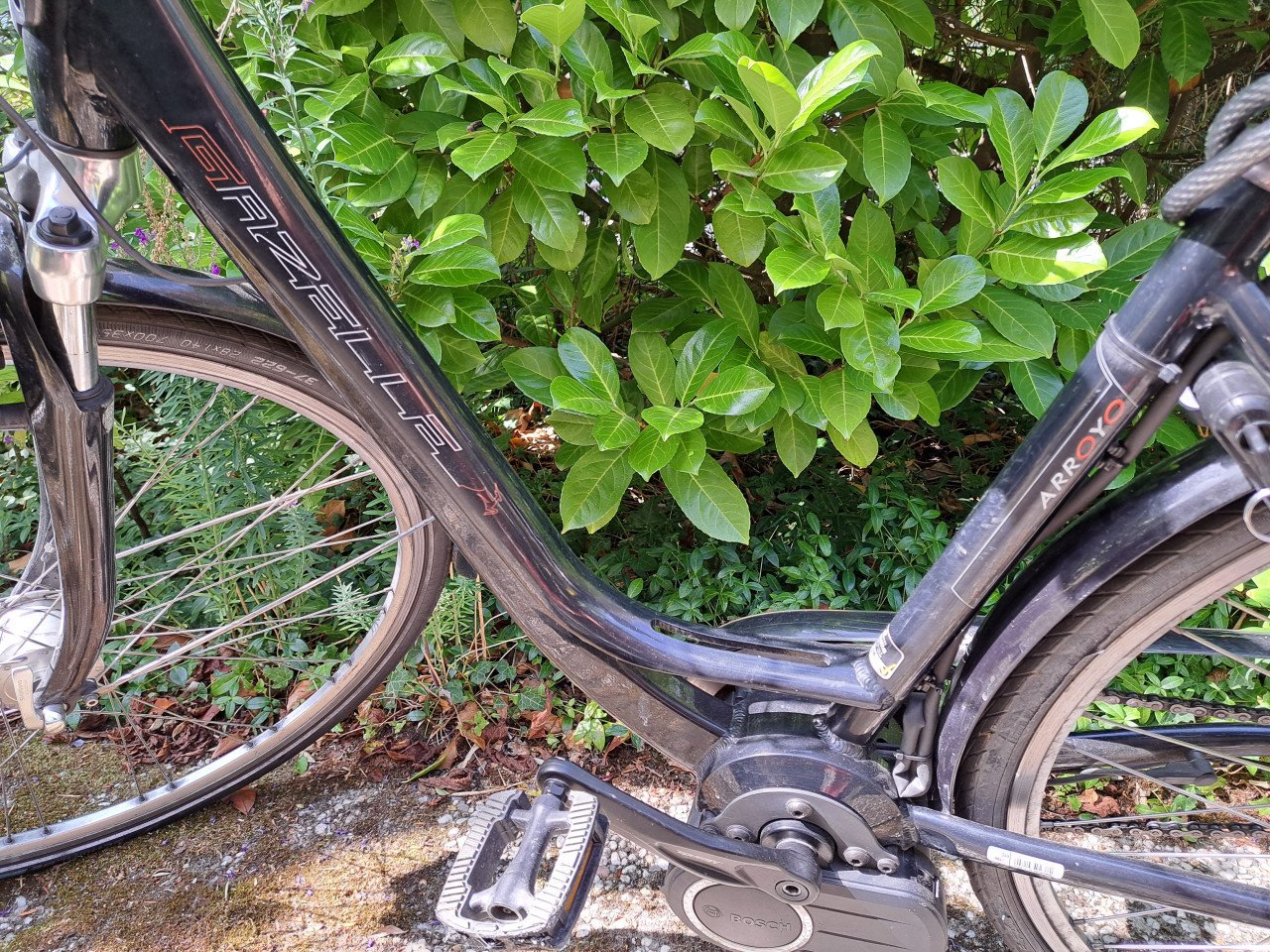 Kapotte elektrische fiets