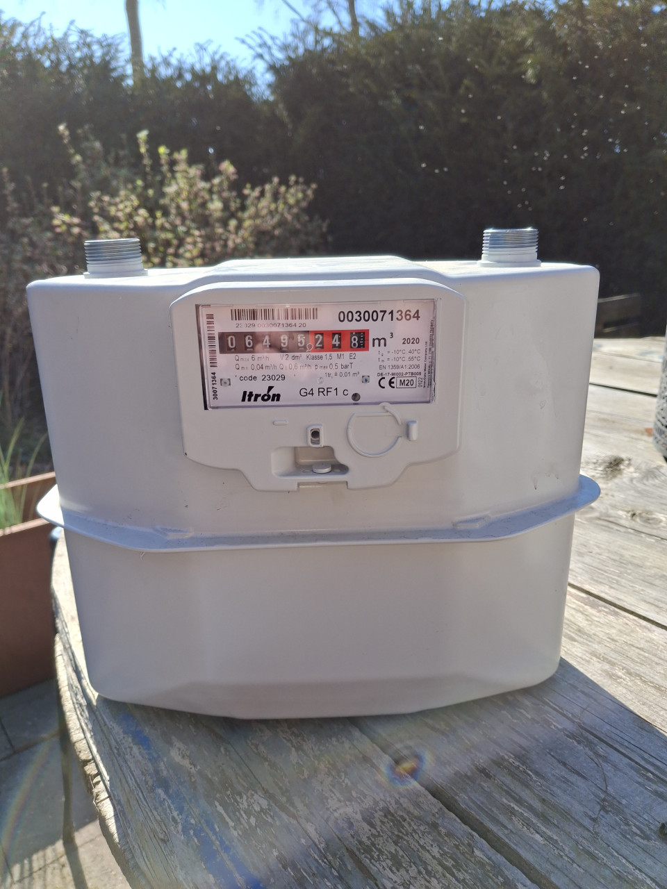 Gasmeter uit 2022