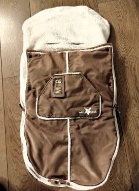 Walla Boo wagenvoetenzak(suede look)