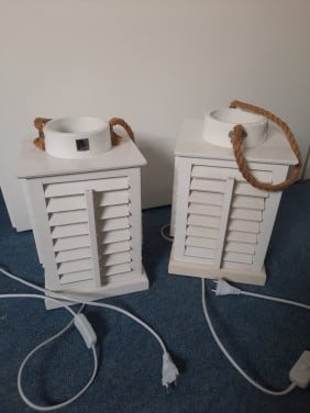 2x louvre lamp wit