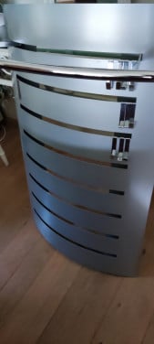 RVS zilver metalen muur kapstok / hal kapstok