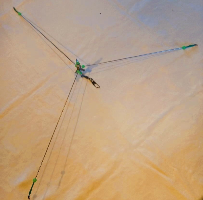 De Helikopter/Pararlu onderlijn voor het bootvissen op zee .