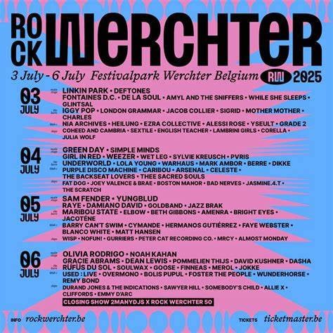 2x Rock Werchter 2025 combiticket + mobil home XL 2 pers.