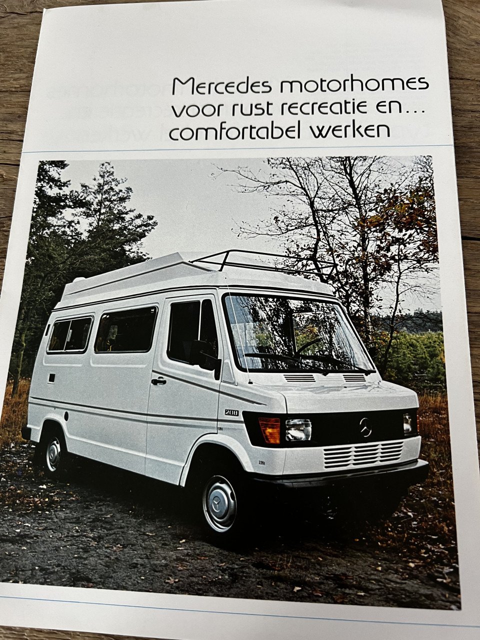 Mercedes camperfolder 305 335