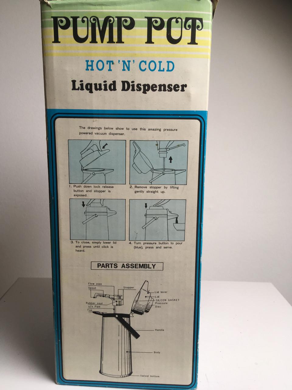 Vintage bloemenpatroon Pomp Pot