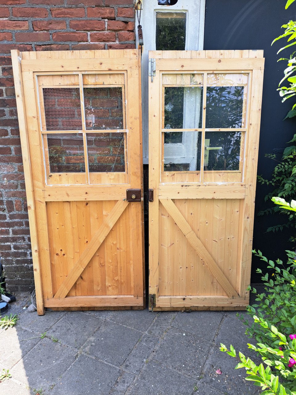 Schuur/ blokhut deuren hout