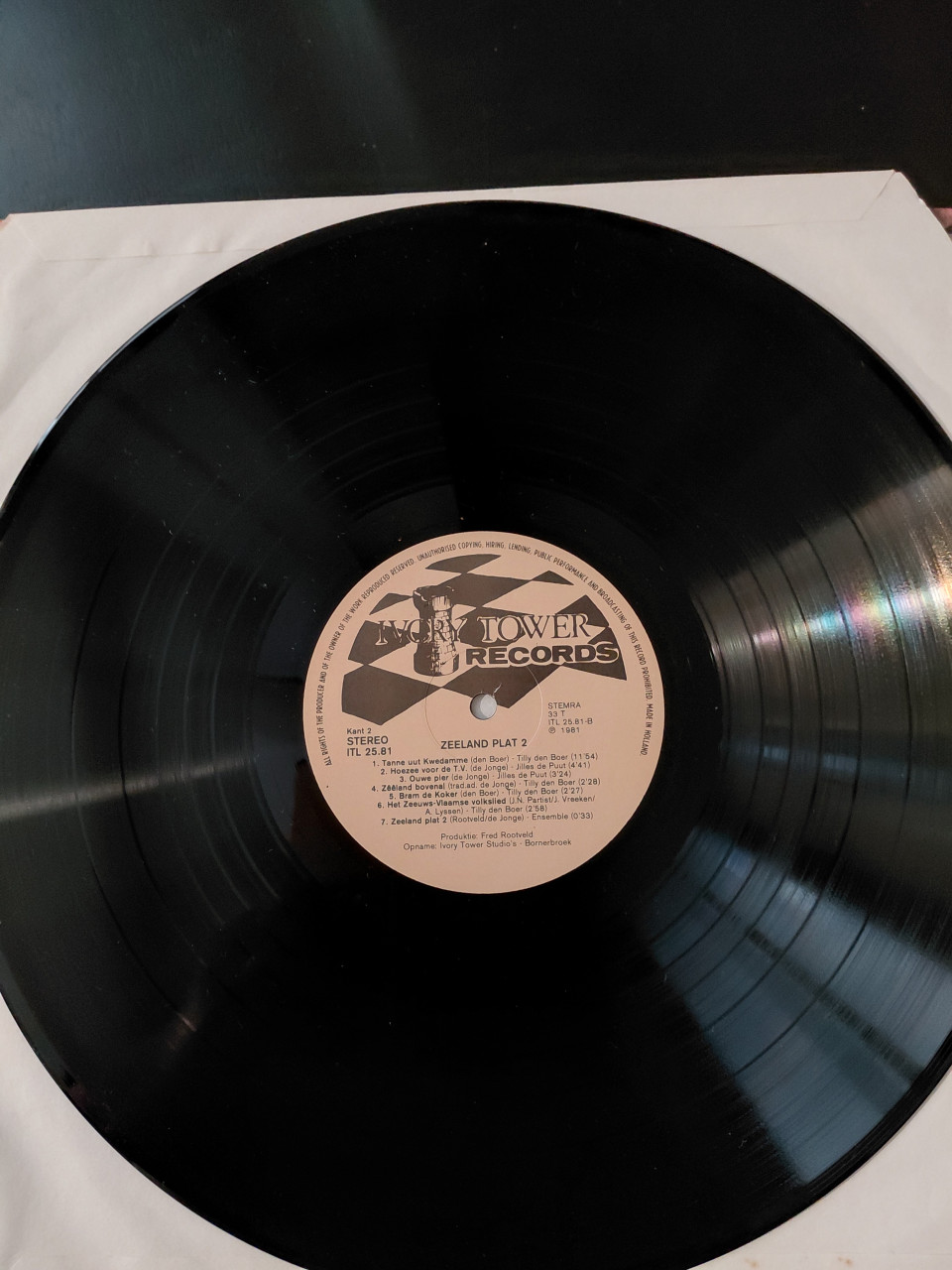 Zeeland plat 2 vinylplaat