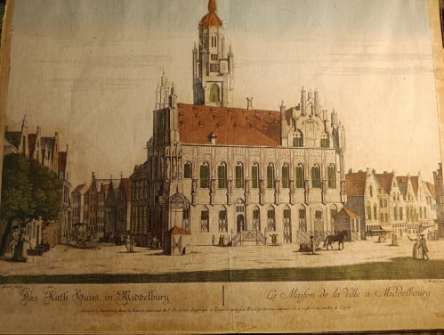 1765 Opticaprent stadhuis Middelburg!