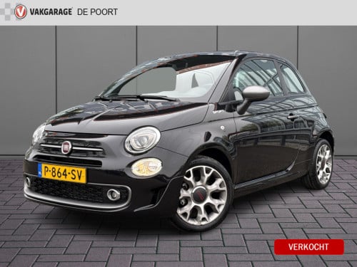 Fiat 500 1.0 hybrid sport | nl-auto | panorama | carplay | navi | clima | c