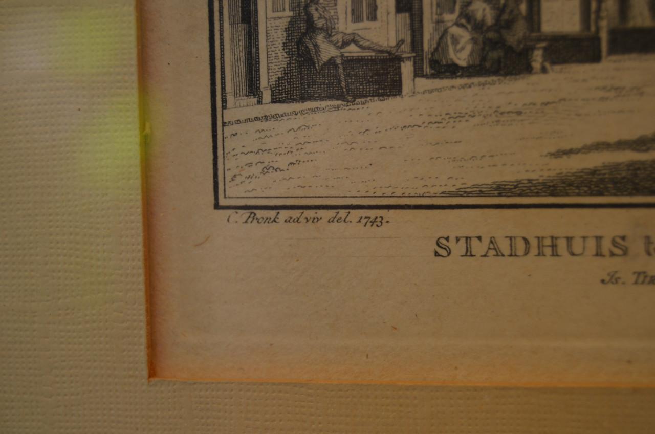 Ets Stadhuis Zierikzee Tirion 1747