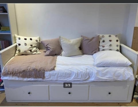 Wit 2 persoonsbed Hemnes