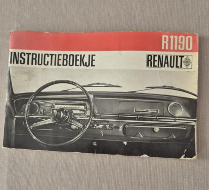 Instructieboekje Renault 10 (R1190)