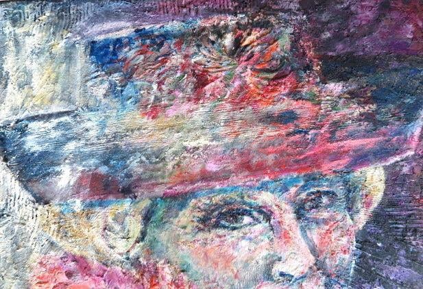 " Prinses Beatrix " Acryl op doek van Lizan van Dijk