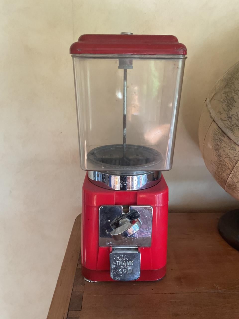 Kauwgomballen automaat jaren 70 / 80