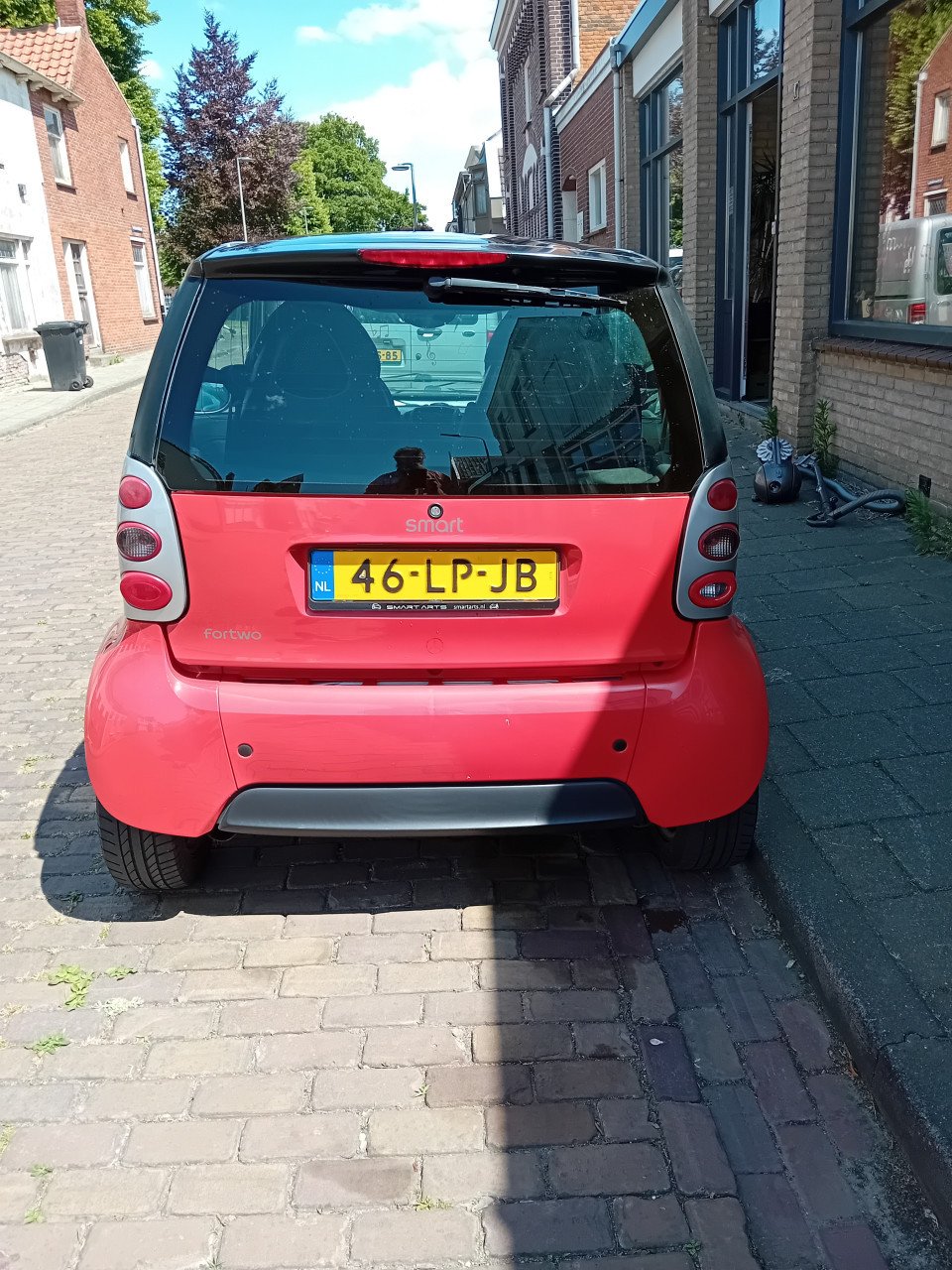 Smart 0.7 City Coupe 2003 rood met panorama dak