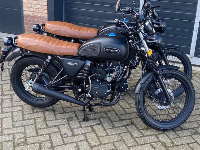 Schitterende nieuwe hanway raw 50 caferacers in div kleuren zundapp mdl