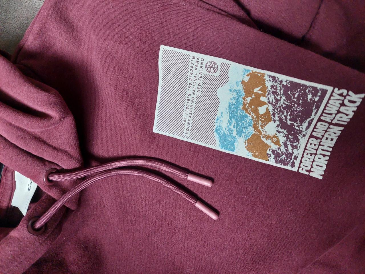 Unisex Hoody bordeauxkleur maat small C&A