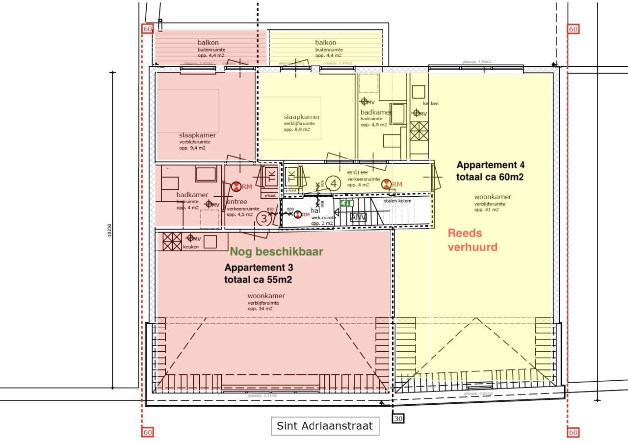 Te huur: 2 nieuwe appartementen hartje centrum Goes