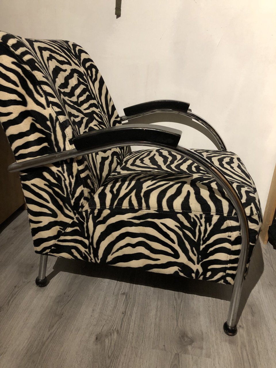 Vintage Zebra fauteuil