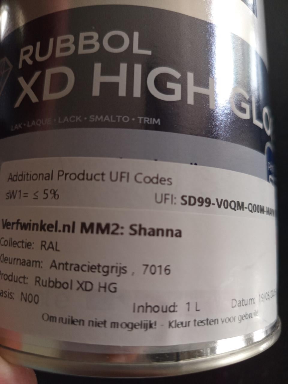 Verf buiten  Sikkens rubbol xd high gloss