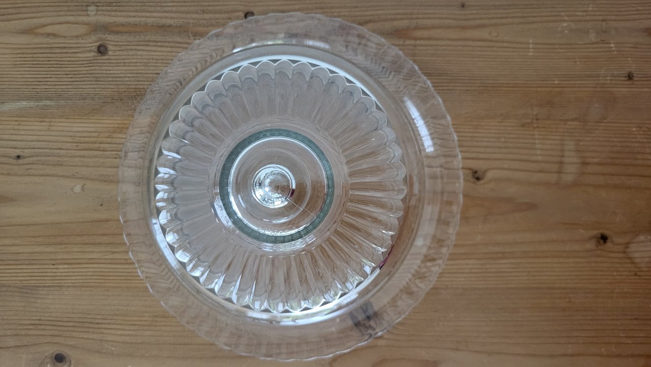 Vintage Arcoroc France stolp met onderbord