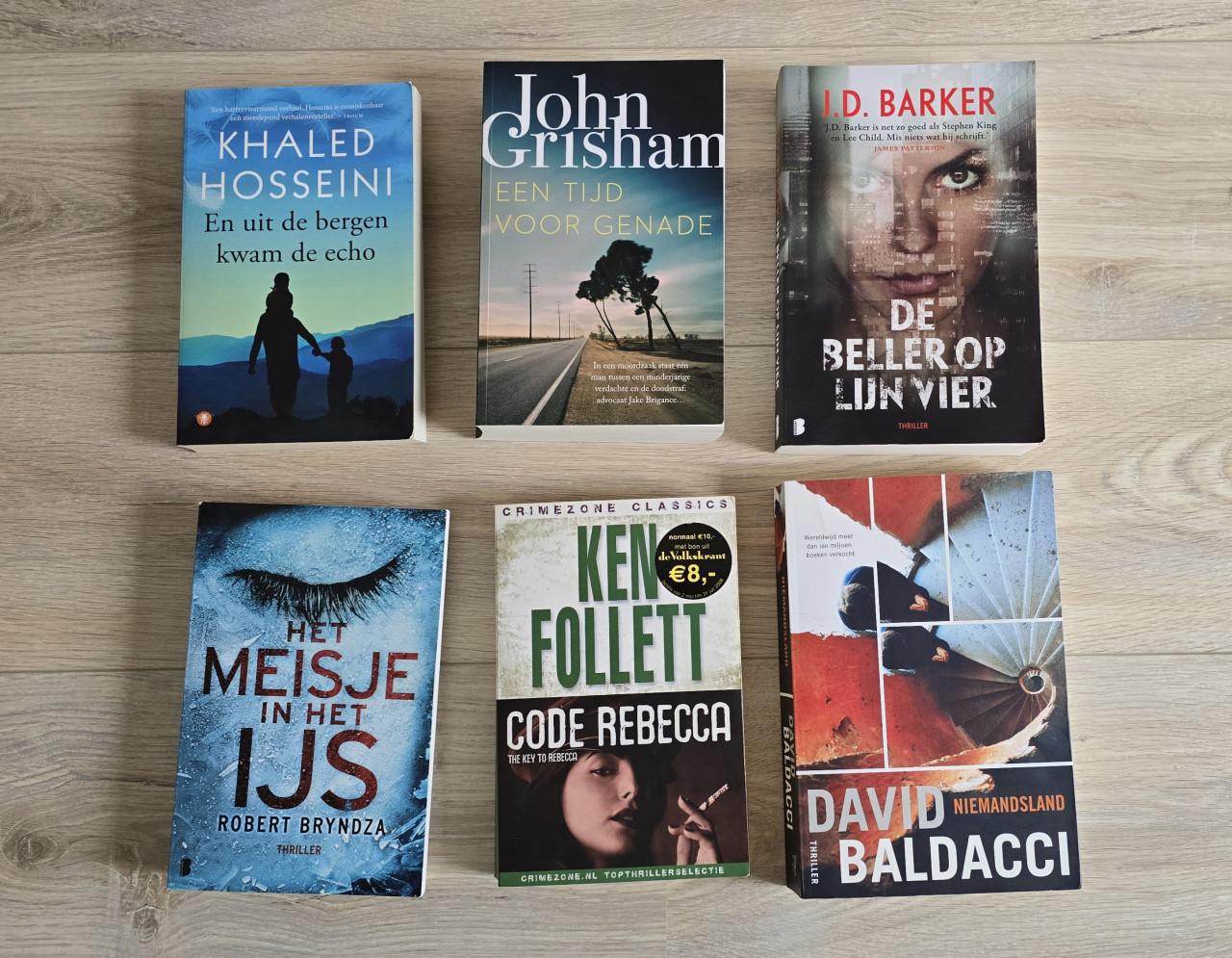 Spannende Scandinavische thrillers / leesboeken e.a. schrijvers