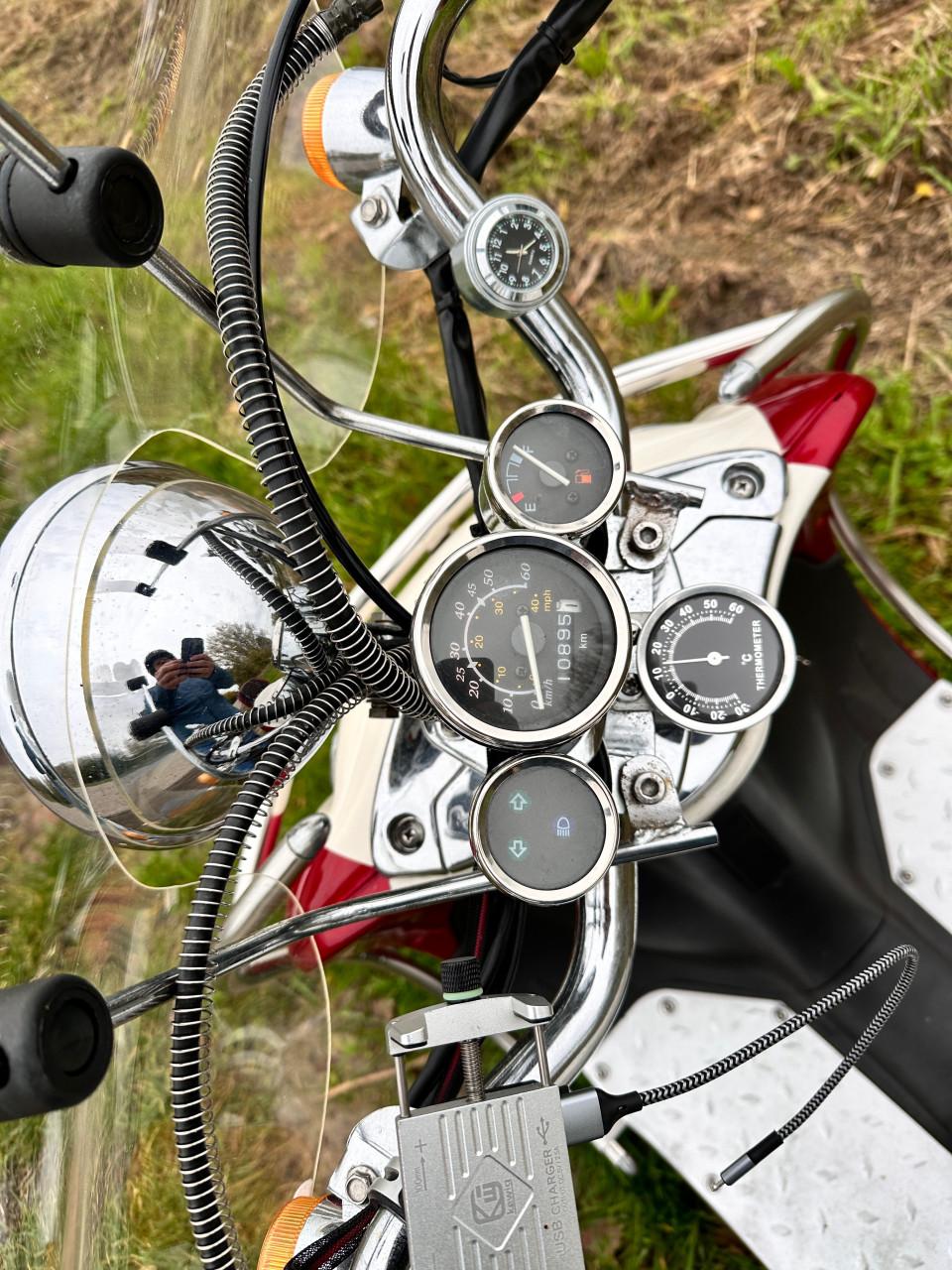 Mooie retro-scooter
