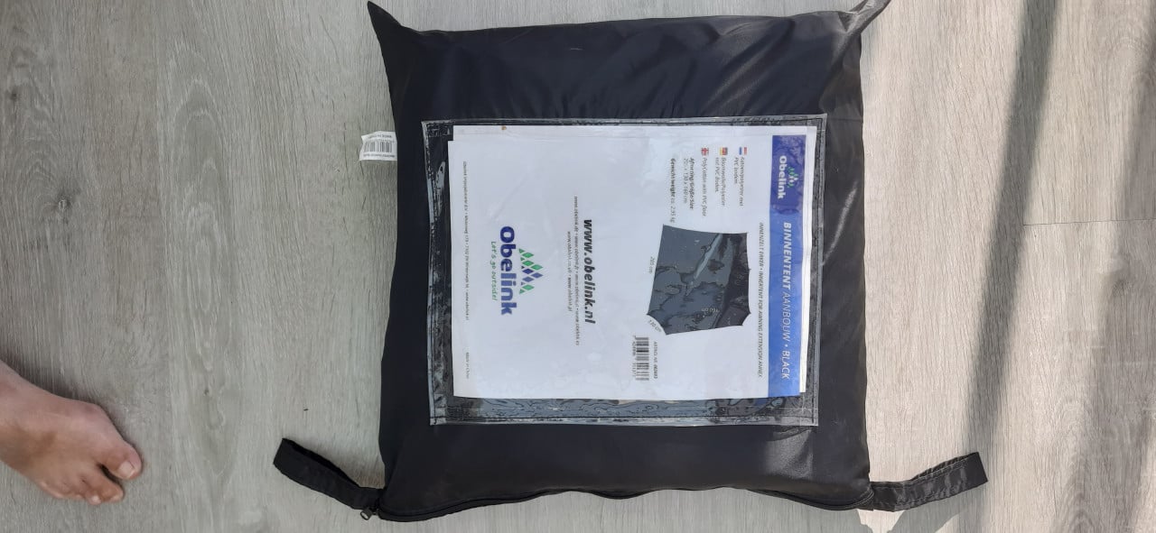 Te koop zwarte slaapcabine/ binnentent voor uitbouw voortent