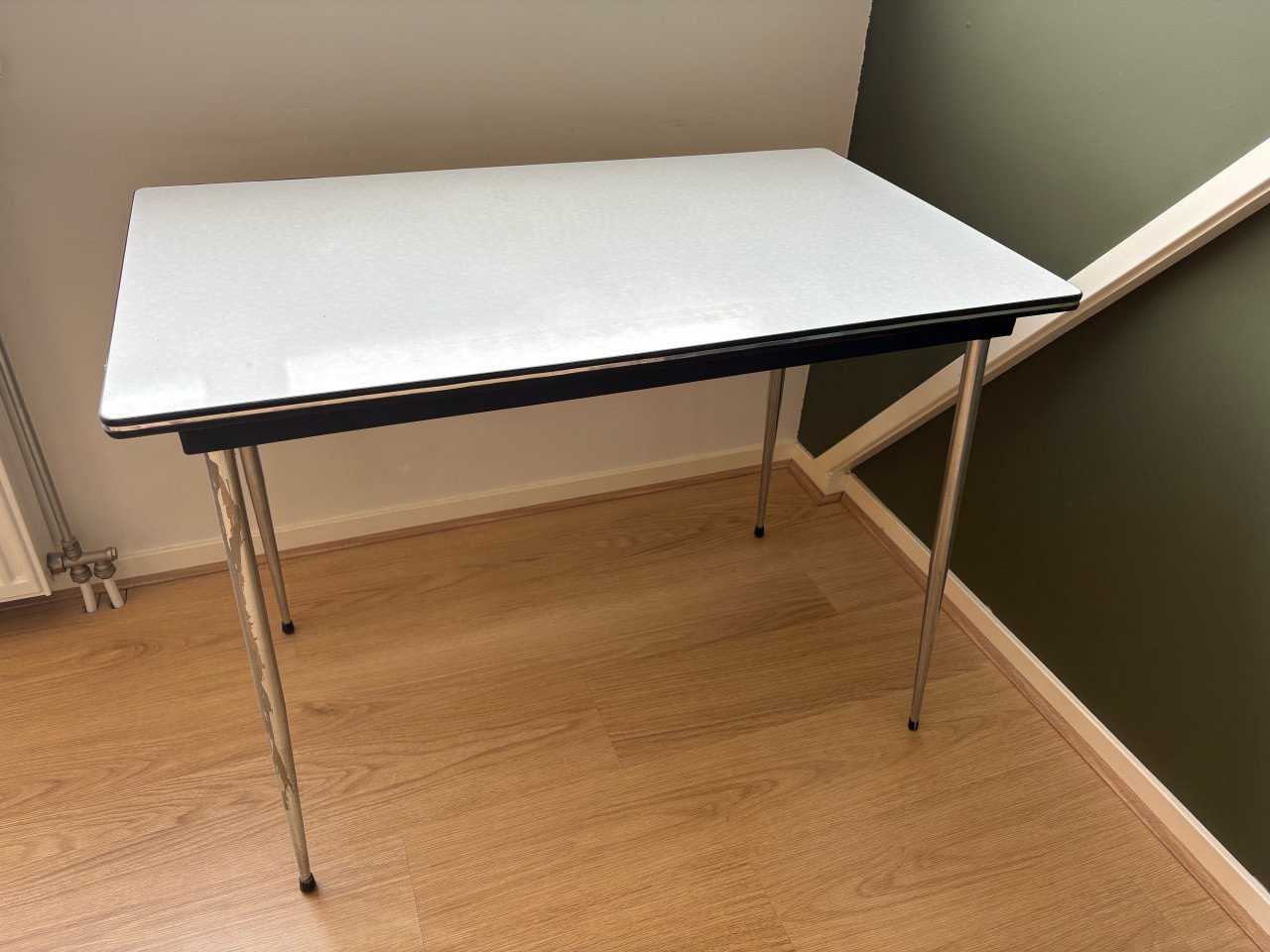Formica bureau en stoel