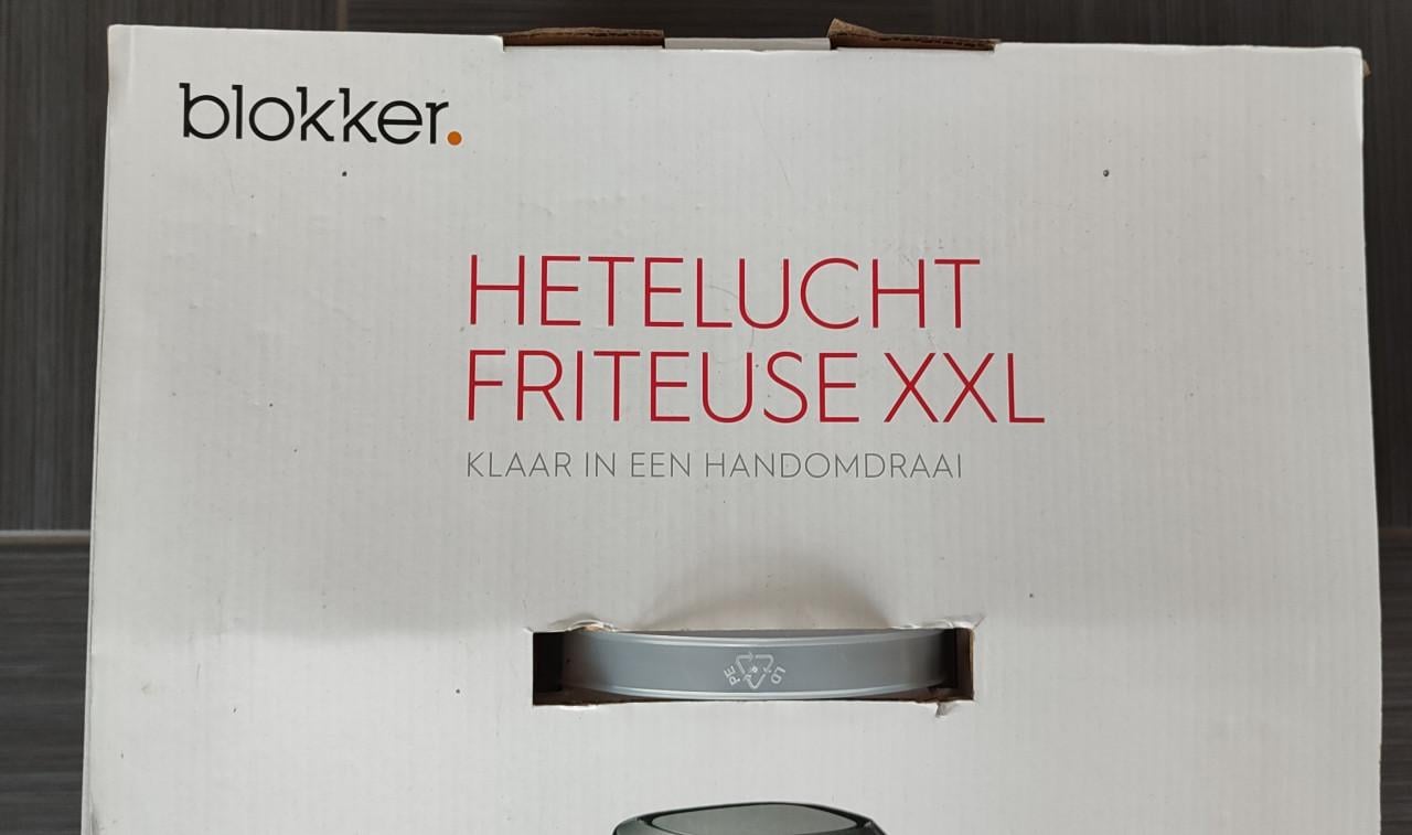 Nieuwe Blokker hetelucht friteuse XXL 1800 W / 5.5 L / 1.4 kg friet