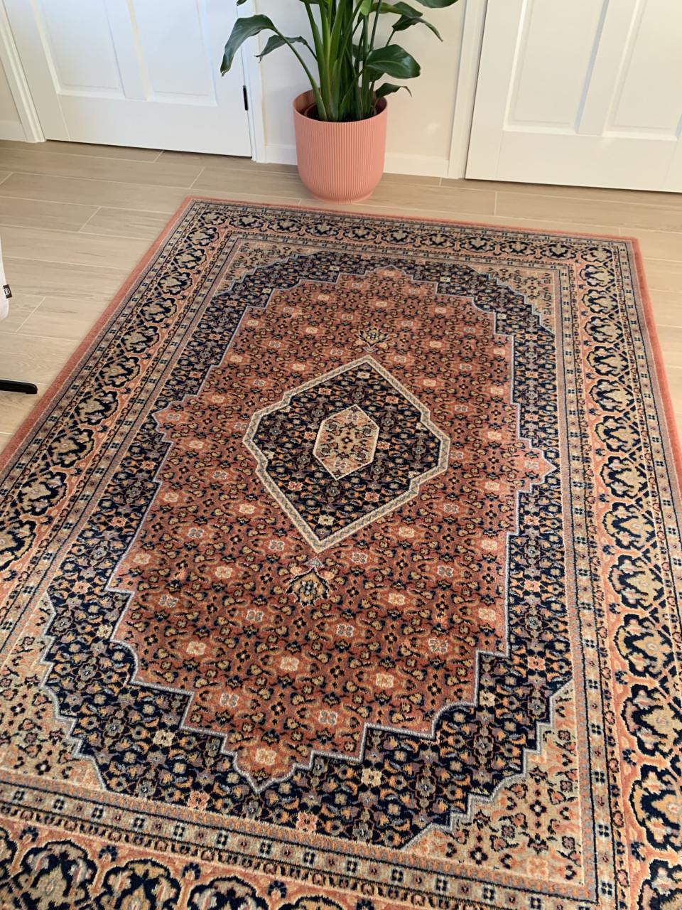 ✨Super Leuk Kleurrijk Vintage Vloerkleed✨Zuiver Scheerwol✨240 bij 170✨