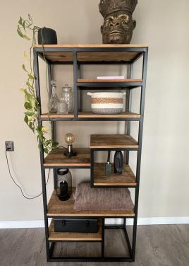 Industrieel mangohouten open vakkenkast