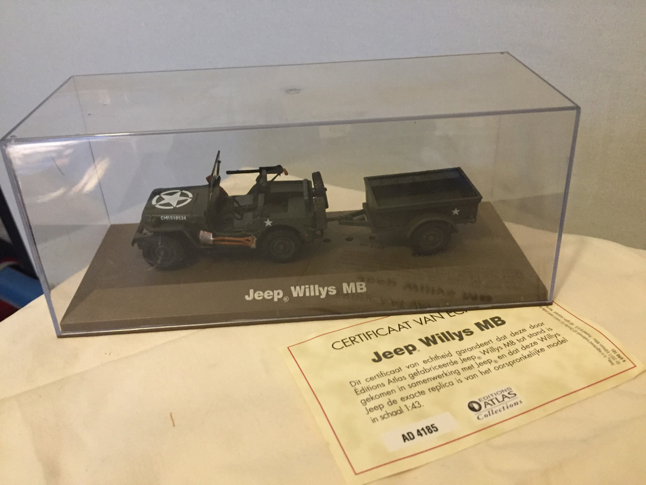 Miniatuur Jeep Willys MB