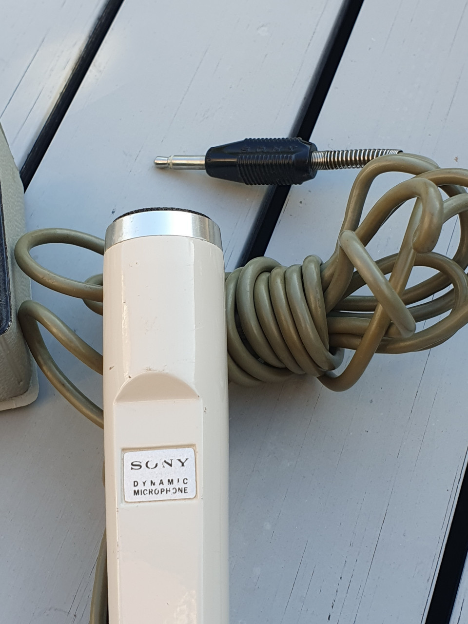 Leuke jaren 70 Sony Dynamic F-96 microfoon in originele doos...