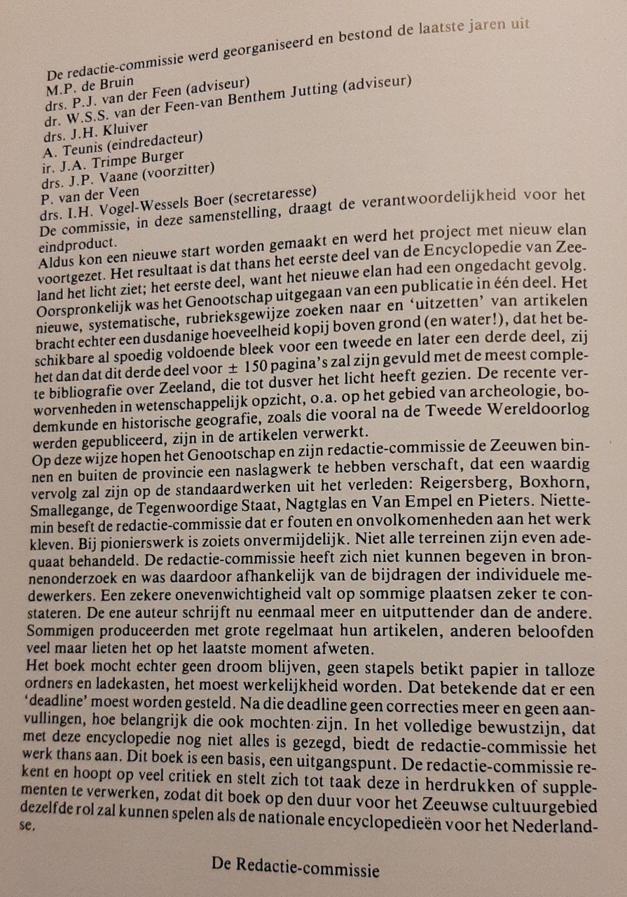 Encyclopedie van Zeeland - 3-delig, door M.P. de Bruin e.a.